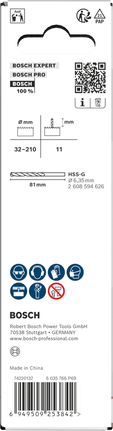 Bosch võll ja juhtpuur augusaagidele 32–210 mm.
